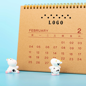 Mini accessoires planification planificateur bureaux impression porte-plume personnalisé innovant allemand grand calendrier de bureau avec tapis de bureau - Product Image 5