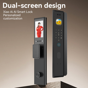 <span class=keywords><strong>Serrure</strong></span> de porte électronique à reconnaissance faciale 3D, empreinte digitale, mot de passe, application TUYA, contrôle à <span class=keywords><strong>distance</strong></span>, œil de chat visuel, compatible Cloud Wood, modèle T50F - Product Image 3