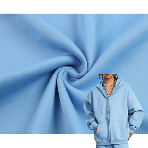 ZM014 usine directe 100% Polyester épais maison Textile tissus respirant 280gms Streetwear sweats à capuche polaire pour vêtements - Product Image 1