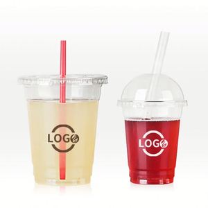 Gobelets jetables écologiques en PET transparent à paroi simple, 500 ml et 700 ml, avec logo personnalisé, faible MOQ, pour café glacé et boissons froides - Product Image 1