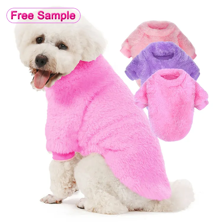 ぬいぐるみ暖かいペットニットセーターデザイナー屋外冬フーディジャケットセーターコート犬のための犬の服