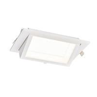 Plafonnier LED pour Magasin 20W 28W 30W, Downlight LED Orientable 3CCT 38W 40W 48W 60W, Downlight Rectangulaire LED Orientable
