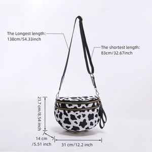 Sacs messagers classiques en nylon écologiques pour l'automne et l'hiver, sacs à bandoulière personnalisés imperméables pour femmes, sacs de voyage à fermeture éclair portables - Product Image 6