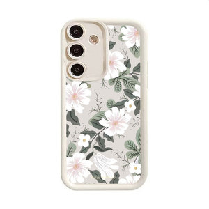 Coque de téléphone portable en TPU antichoc de style lentille d'appareil photo avec imprimé de feuilles de fleurs originales pour <span class=keywords><strong>Samsung</strong></span> A52 A53 A54 A55 A56 <span class=keywords><strong>A71</strong></span> F23 M23 - Product Image 6