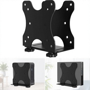 Adjustable Thin Client Mini PC VESA Mount Bracket for Desk/Wall Mount Attached <strong>Monitor</strong> for NUC/// Mini Cable Boxes - Product Image 1