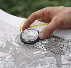 La Bàn Acrylic Chất Lượng Cao Thước Đo Bản Đồ La Bàn Phát Sáng Gấp Gọn Phát Sáng - Product Image 3