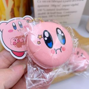 Super doux au toucher, 5,5 cm, adorable Kirby Macaron, jouet anti-stress en PU à récupération lente, modèle pendentif 2025, pour les 7-60 ans - Product Image 4