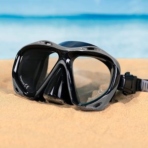 Masque de plongée à double lentille, verre trempé de 4,0 mm, silicone, plongée en mer pour adultes - Product Image 3