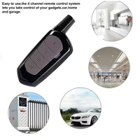 Duplicateur de télécommande automatique pour garage 433 MHz, ouvre-porte de portail avec code fixe, clonage de code roulant électrique en ABS pour accès au portail