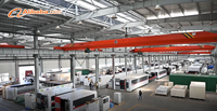 Mesin Pemotong Gantry Laser Fiber GF3015 3000W/6000W untuk Logam, Kayu & Karet dengan Dukungan AI, Pendingin Air, Format LAS/PLT, CNC