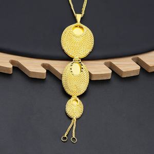 จีเอ็กซ์เอ็กซ์ ขายส่ง สร้อยคอเด็กแฟชั่นคุณภาพสูง ทองเหลืองชุบทอง 24K รูปหัวใจ สไตล์วินเทจ พร้อมจี้ห้อย - Product Image 5