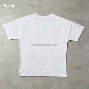 Custom Logo Men's White Tiger Print T-Shirt Short Sleeve O-Neck Casual Cotton Jersey <b>Animal</b> <b>Pattern</b> Streetwear T-shirt - Product Image 3