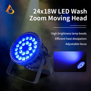 Luz LED Par de 24x18w RGBWA UV 6 en 1, Resistente al Agua para Exteriores, Precio de Fábrica - Product Image 2