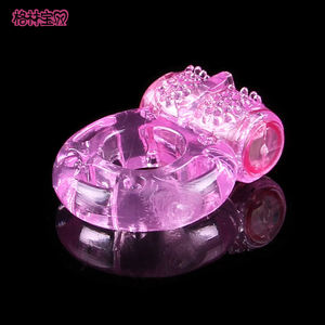 Mannelijke seksvibratie-ring van siliconen met elektrische vergrendeling - Product Image 3