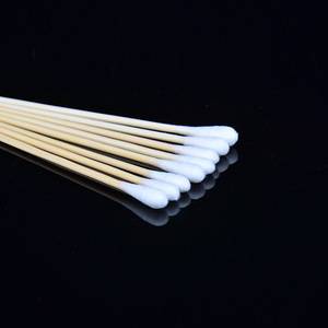 Hisopos desechables de algodón Hirozumi de 10 cm con una sola punta para desinfección de heridas, limpieza cosmética e higiene - Product Image 3
