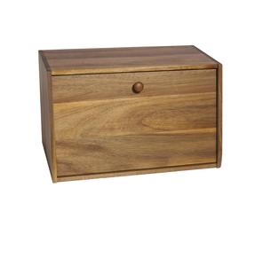 Boîte à pain en bois massif avec porte en acacia Boîte à pain en bois multicolore pour <span class=keywords><strong>comptoir</strong></span> <span class=keywords><strong>de</strong></span> cuisine - Product Image 4