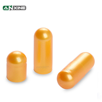 Capsule vide personnalisée couleur or Halal végétarienne, capsules végétales en gélatine, tailles 1, 0, 00