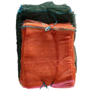 Vente en gros 50*80cm sacs en maille raschel PE agricole 25kg 30kg sacs d'emballage chou oignon emballage de qualité supérieure produits d'impression