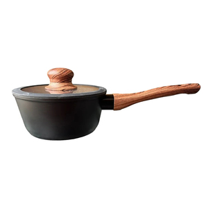 Juego de Utensilios de Cocina de 6 Piezas de Aluminio Forjado Antiadherente con Revestimiento de Cerámica y Mármol, Tapas de Vidrio de Silicona y Asas de Baquelita - Product Image 2