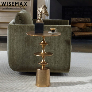WISEMAX FURNITURE Tavolino <span class=keywords><strong>da</strong></span> Salotto dal <span class=keywords><strong>Design</strong></span> Moderno, Tavolo Rotondo in Fibra di Vetro per Caffè e Tè, per Hotel, Ufficio, Ristorante, Villa - Product Image 3