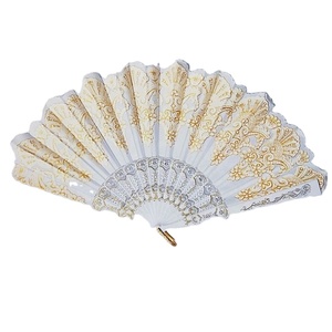 Abanicos de Seda Clásicos de Alta Calidad 2018, Abanicos de Mano Personalizados con Diferentes Colores - Product Image 2