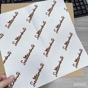 Wax Paper Sheets Greaseproof Waterproof Eco-Friendly Wood Pulp Virgin Custom Logo Printed Food Wrapping Paper for Cookie Bread - Product Image 1