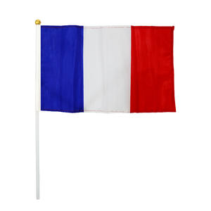 OEM ODM Cheerleading Car Flags Mano Ondeando Pequeño Mini País Banderas con Impreso Polonia Portugal Grecia Logo Portátil para Fans - Product Image 4