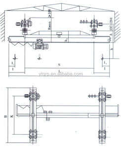 رافعة علوية أحادية العارضة تعليق نموذج LX مع تخصيص 8 طن - Product Image 4