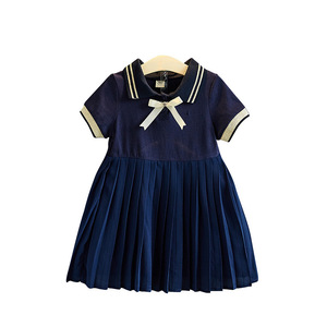 Échantillon gratuit de vêtements pour enfants, robes en coton pour bébés filles coréennes, été, provenant d'une boutique en ligne de vente en gros - Product Image 1