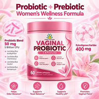 Capsules probiotiques vaginales à la canneberge pour femmes, favorisent la santé digestive, extrait de probiotiques de haute pureté, compléments alimentaires à base de plantes
