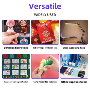 Cinta de puntos de doble cara, etiqueta adhesiva transparente redonda, Almohadillas Adhesivas extraíbles autoadhesivas, cinta multiusos sin rastro - Product Image 4