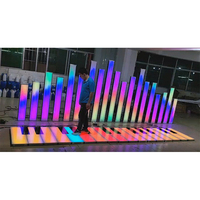 Decoración Interactiva para Fiestas, Pantalla DMX512, Fondo de Escenario, Piano, Alfombra Disco IP67, Espejo, Baldosas LED 3D para Pista de Baile, Luces para Bodas