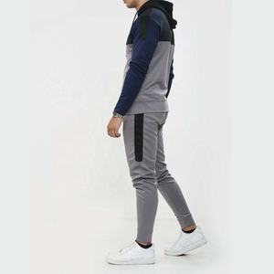 Service OEM, survêtement sportif pour homme, coupe classique, 2 en 1, personnalisé, en polyester/coton, doublure en polaire, prix d'usine - Product Image 3