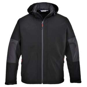 PORTWEST - TK53BKRL Softshell (3L) negro con capucha-EAN 5036108182466 ALL WEATHER PROTECTION - Product Image 1