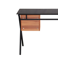Petit bureau de bureau d'ordinateur de coin avec la table de PC d'étude de tiroirs pour des étudiants