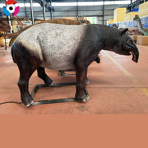 Estatua de Animal Realista de Tapir Malayo Animatrónico para Exhibición en Zoológicos, Parques y Museos - Product Image 3