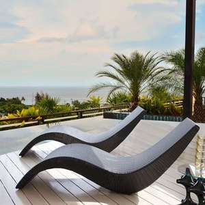 <span class=keywords><strong>Lettino</strong></span> <span class=keywords><strong>prendisole</strong></span> piscina in Rattan <span class=keywords><strong>lettino</strong></span> da spiaggia mobili da giardino Set da esterno - Product Image 5