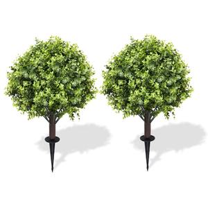 Plante artificielle, cyprès topiaire <span class=keywords><strong>en</strong></span> boule, petit arbre bonsaï, plantes artificielles pour la décoration intérieure et extérieure de la maison <span class=keywords><strong>en</strong></span> pots - Product Image 1