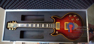 9mm Plywood Audio Case <b>with</b> Shock Absorption Rubber Foam Lining Large Butterfly <b>Locks</b> and <b>Wheels</b> for Professional Equipment - Product Image 4