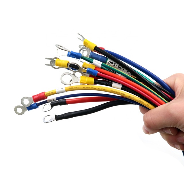 YZlink Custom Automotive Wiring Harnesses Grounding Wire Copper DC Solar Battery Power Wire Cable