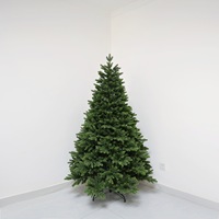 Riesiger Kommerzieller Weihnachtsbaum 10ft 12ft 15ft Feuerhemmender Hochdichter PE Gemischter Künstlicher Weihnachtsbaum für Hotel-Lobby Einkaufszentrum