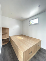 Maison préfabriquée en forme de capsule Apple Cabin Pod, complète avec cuisine et salle de bain, pour le camping en plein air, les stations balnéaires et l'hébergement touristique