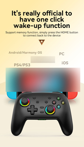 Gamepad per Smartphone <span class=keywords><strong>Z</strong></span>, Controller di Gioco per PC 600mAh S08, Joystick ad Alta Precisione a 360 Gradi, Trigger con Texture per PS4 e iOS - Product Image 4