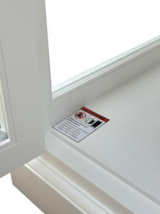 W5809 צרפתית מחוזית עץ אלון מלא לבן זכוכית כפול דלתות זכוכית x מטבח - Product Image 6