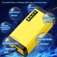 Chargeur de batterie 24W 12V2A pour tricycle électrique, chargeur de moto au plomb-acide de haute qualité, vente chaude