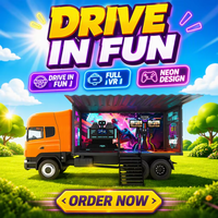 Camion simulateur de jeu mobile en plein air, combinaison de jeux VR, remorque de parc d'attractions personnalisée, service clé en main tout compris