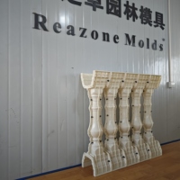 Moldes de Plástico ABS Resistentes y Duraderos Reazone para Balaustres de Hormigón, Proceso de Fundición en Sitio, Modelo RZCL, Moldes Decorativos para Pasamanos de Exterior