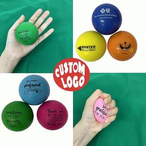 Ballons anti-stress personnalisés avec logo - Jouets à presser en PU pour soulager le stress, balles anti-stress en mousse souple pour enfants et adultes, cadeau promotionnel - Product Image 3