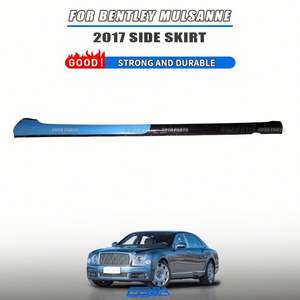 Jupe latérale de panneau à bascule côté droit pour Bentley Mulsanne Speed 2017 OEM 3Y5853852 PP ABS matière plastique autres pièces de carrosserie - Product Image 5