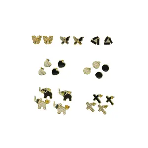 Good price 2023 Butterfly Earrings zircon pattern Earrings Jewelry Lady